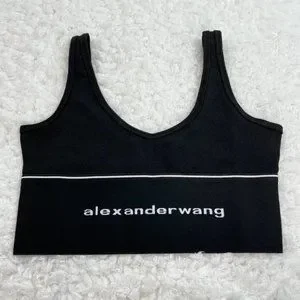 Alexander Wang | Tops | Alexander Wang Logo Elastic Bra In